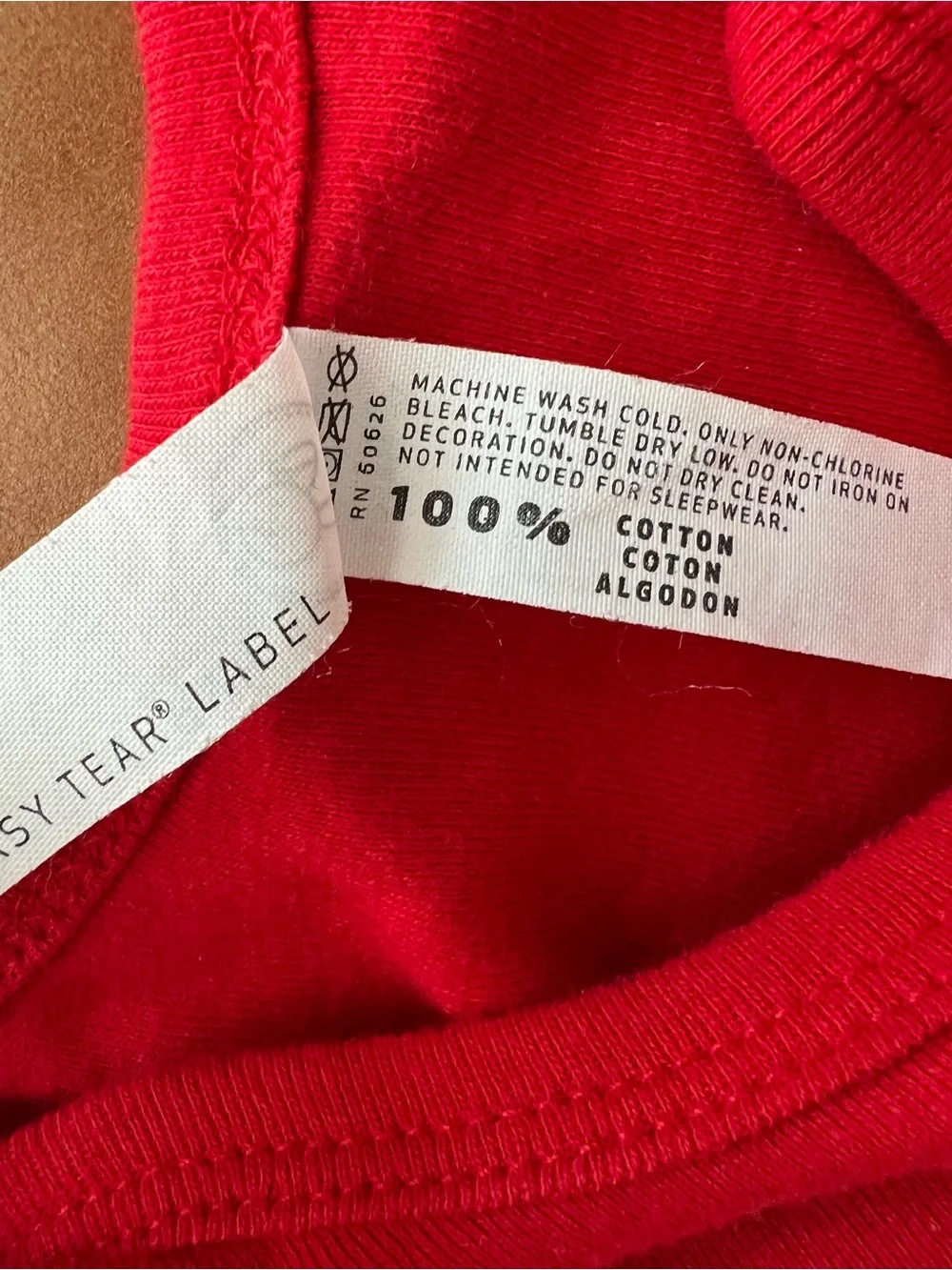 ‘Lil Home Slice’ Pizza Red Baby Onesie, 24mo - Picture 3 of 4